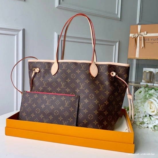 Official oldcobbler Neverfull Vuitton MM Louis 0803